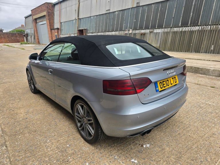 2010 Audi A3 2.0 T FSI S Line 2dr S Tronic CONVERTIBLE Petrol Automatic