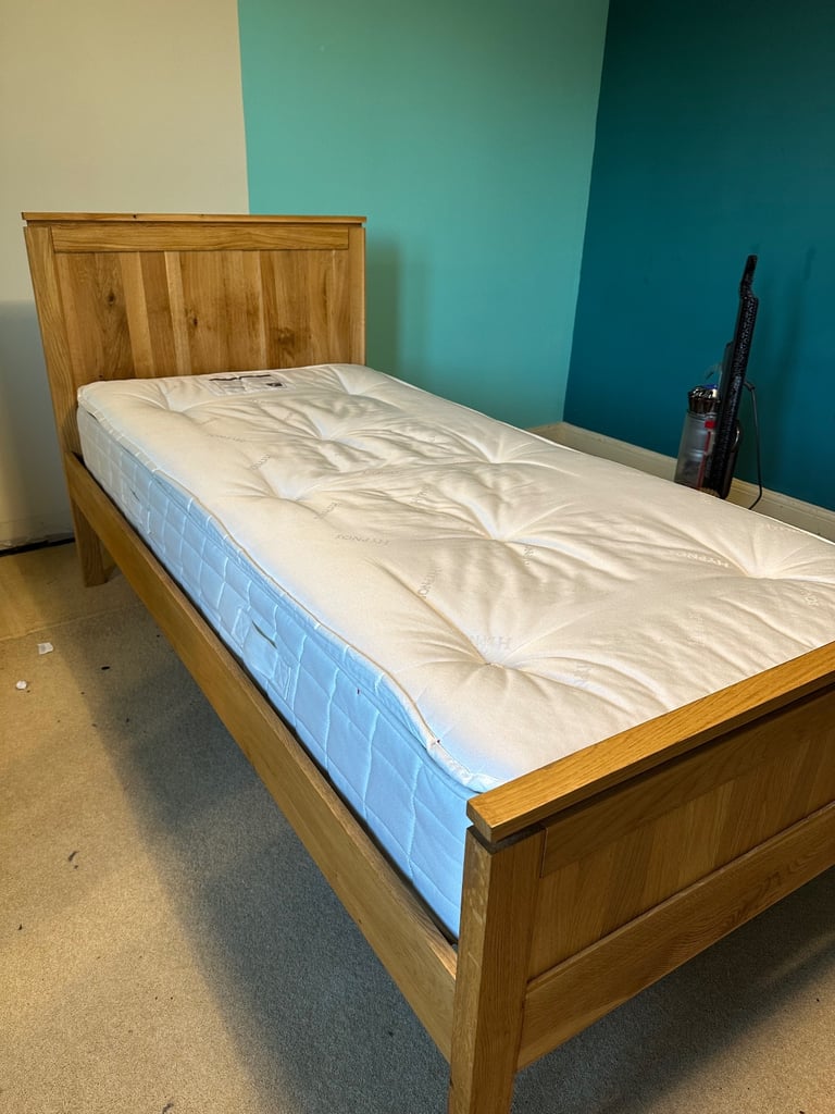 Oak Furniture Land Single Bed with Mattress