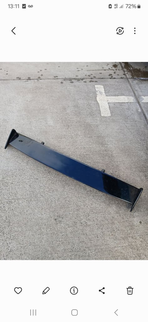 image for Clio 197/200 replica cup spoiler