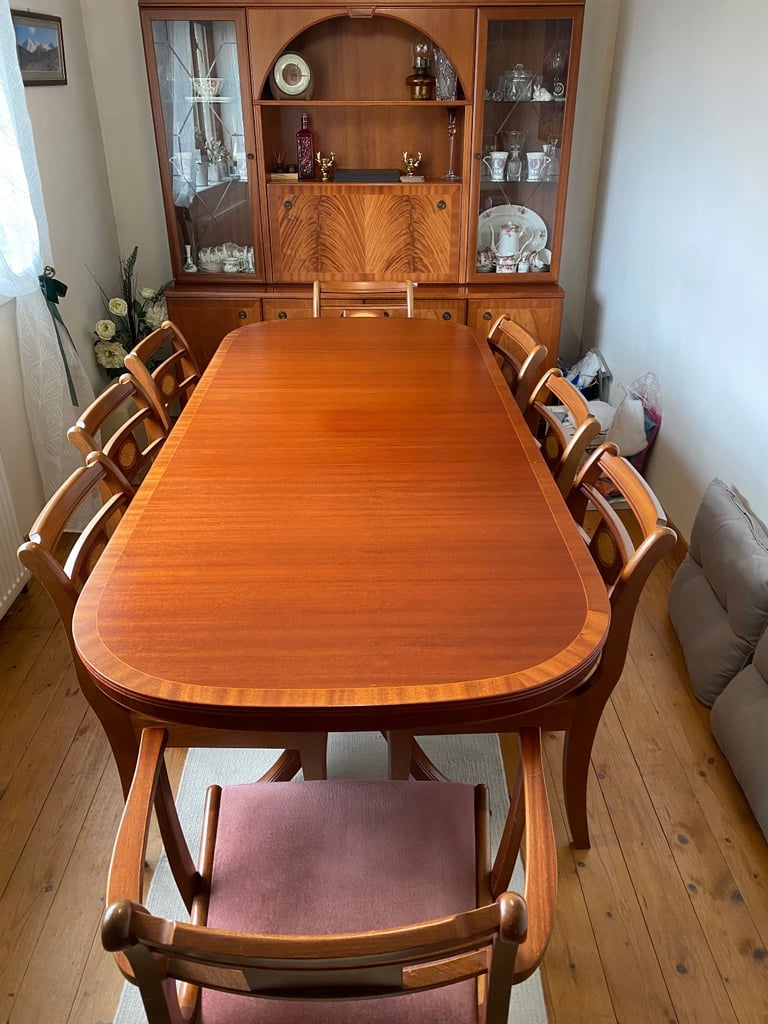 image for Macintosh Table and 8 chairs 