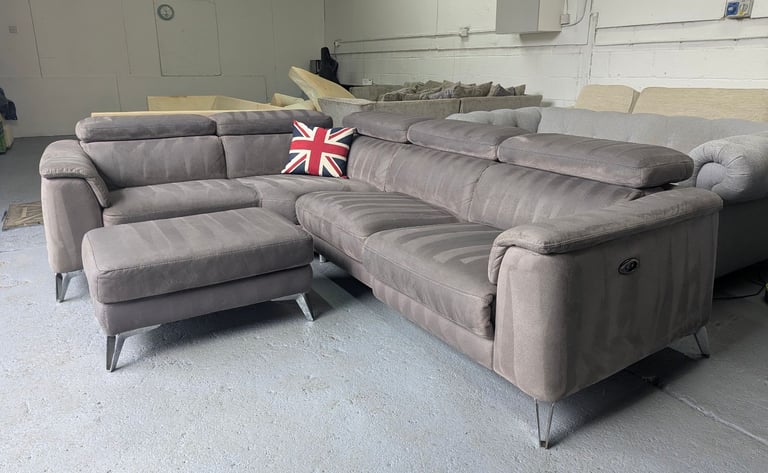 DFS Tahiti Corner Sofa Power Recliner (FREE DELIVERY)