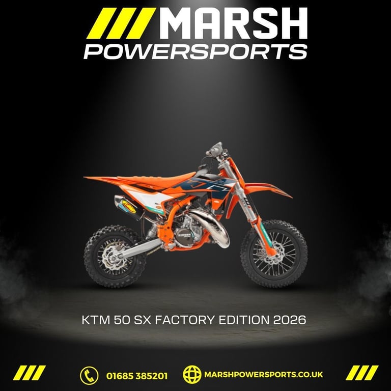50 SX Factory Edition 2026 - KTM Main Dealer -1 LEFT!