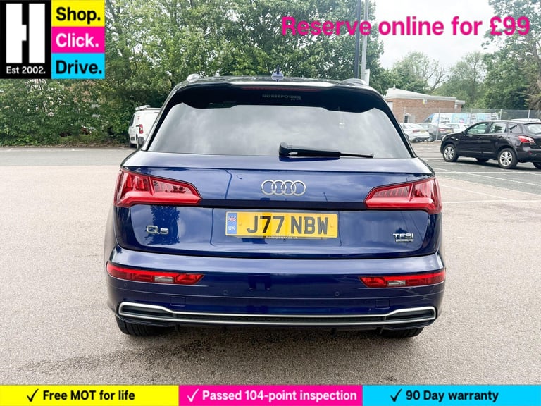 2017 Audi Q5 2.0 TFSI S line S Tronic quattro Euro 6 (s/s) 5dr ESTATE Petrol Automatic
