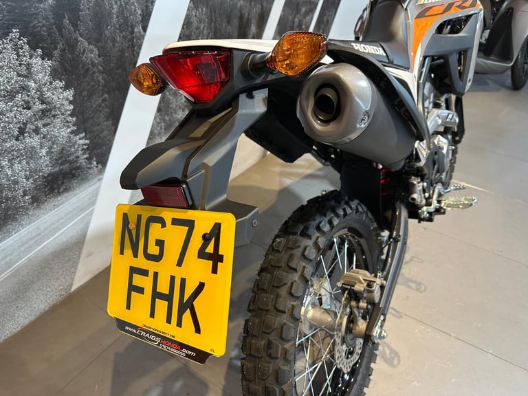 Honda CRF 300 L Adventure 2025 with only 1585 miles - A2 Licence 