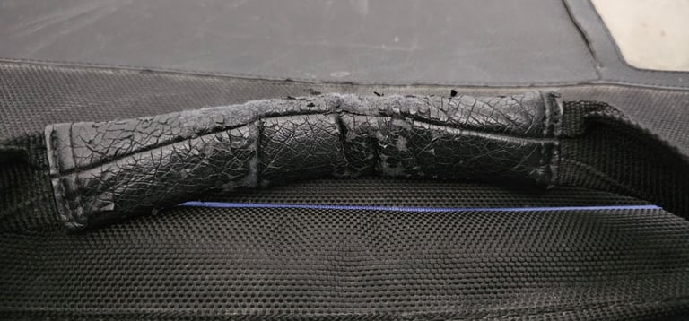 Sony camcorder bag with strap.