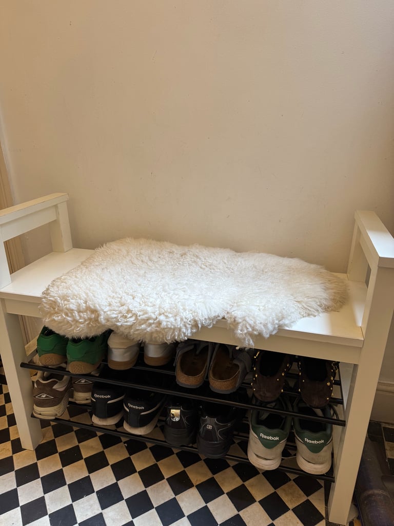 IKEA HEMNES Bench with Shoe Storage, 85x32x65 cm