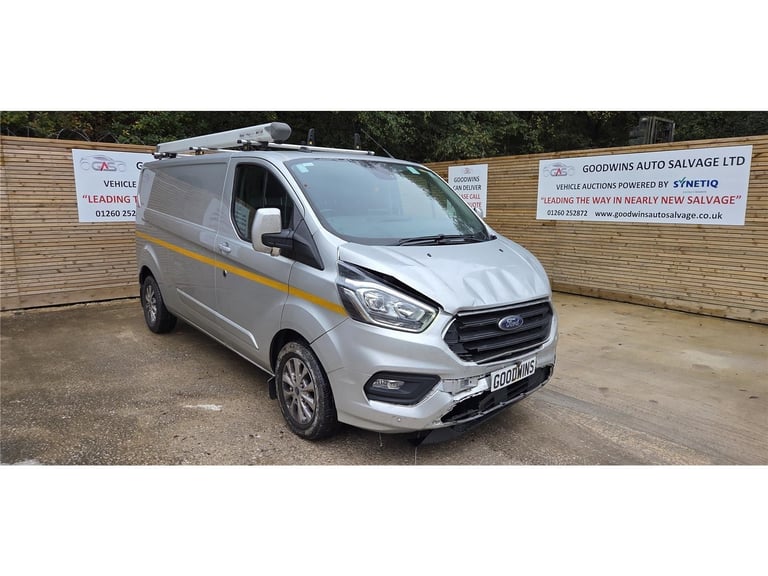 2023 FORD TRANSIT CUSTOM 300 LIMITED 2.0TD DAMAGED REPAIRABLE SALVAGE 