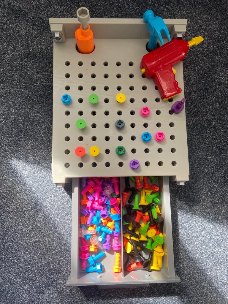 image for Learning Resources ‘Design and Drill’ my first workbench toddler toy
