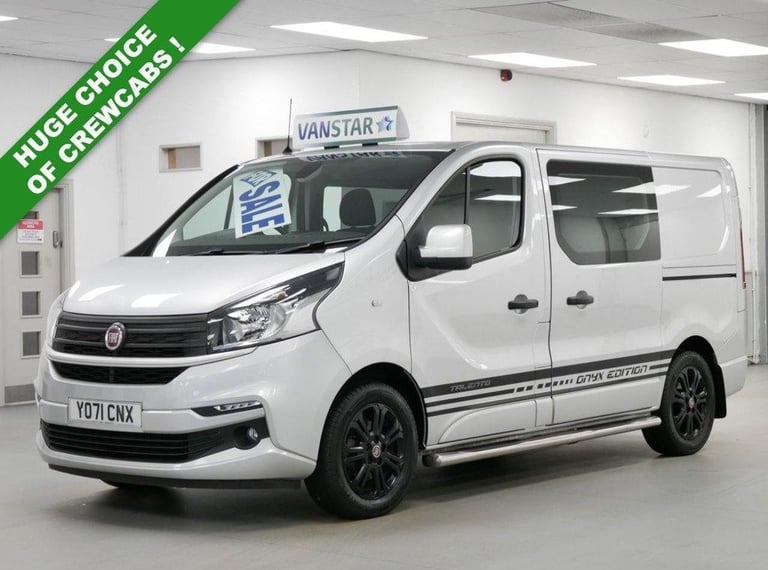 71 FIAT TALENTO 2.0 MULTIJET 170 BHP SWB ONYX AUTO 6 SEATER CREW ( NO VAT ! )
