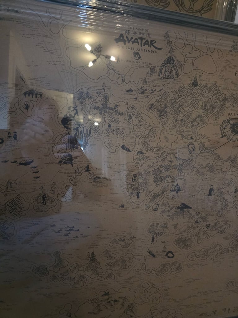 Avatar the last airbender professionally framed artwork