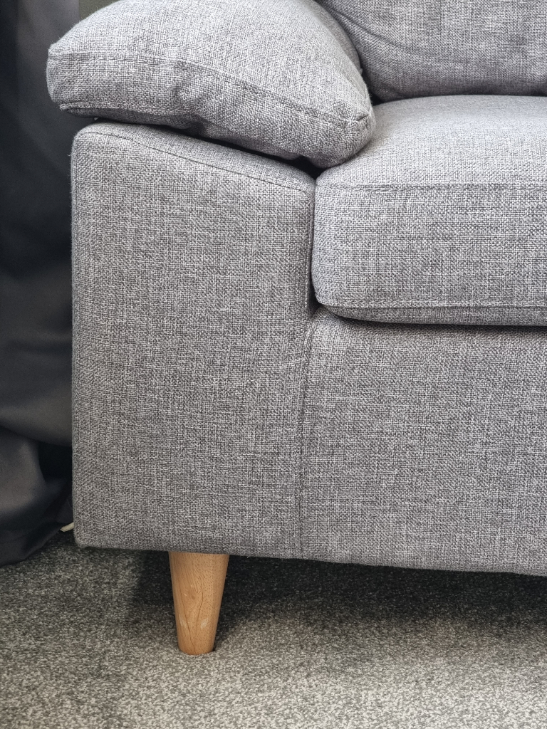 Grey Fabric 3 seater sofa