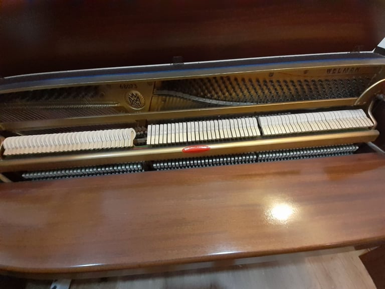 Welmar Upright Piano *matching stool + free tuning incl* third practice pedal