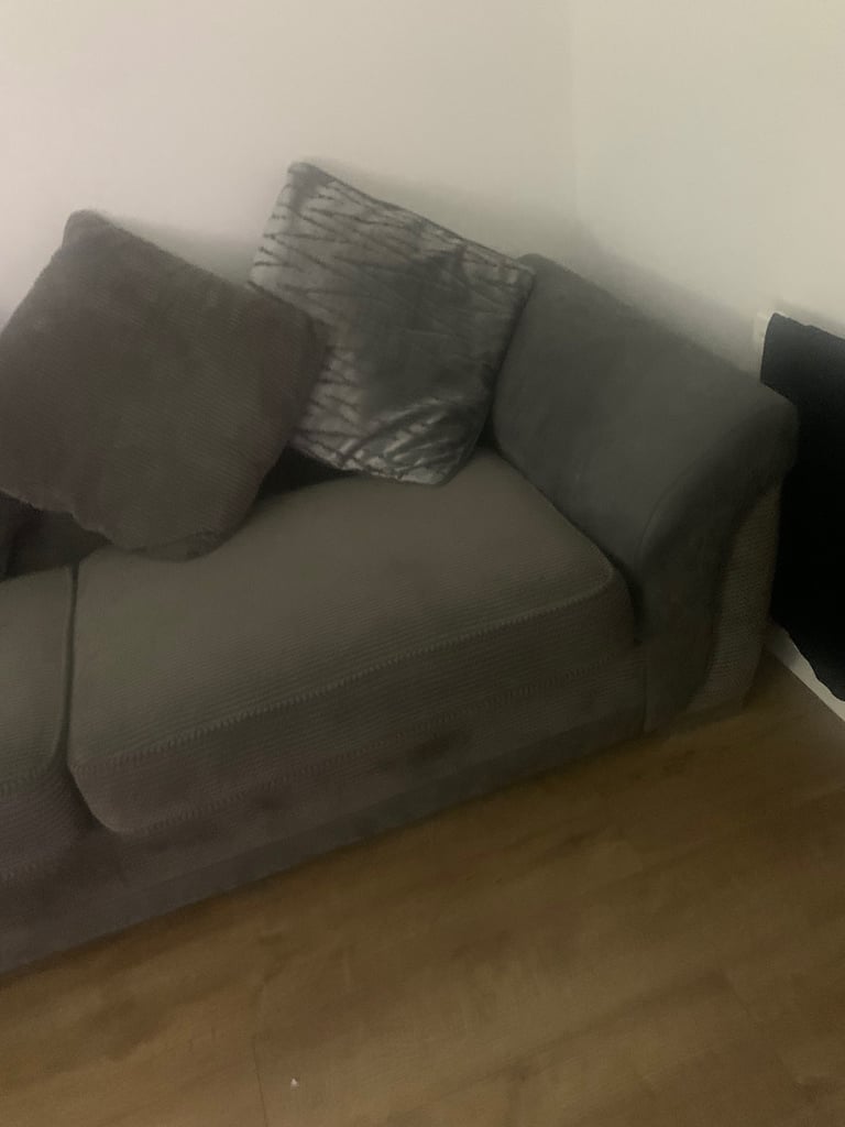 Grey  large sofa 3 seater sofa