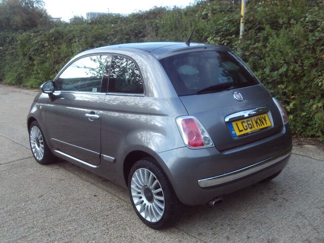 2011 Fiat 500 1.2 Lounge 3dr Grey 46k Miles Years MOT Warranty HATCHBACK Petrol Manual