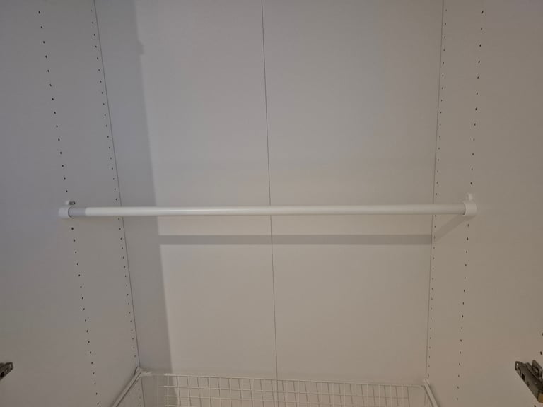 X 2 IKEA Pax Komplement Metal Drawers/Storage baskets  and x2 hanging poles