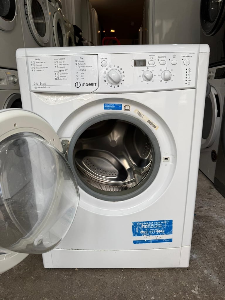 Indesit Digital 7kg Washer Dryer With Free Delivery N Warranty 
