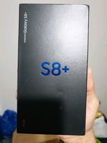 SAMSUNG GALAXY S8 PLUS 64GB BLACK COLOR UNLOCKED BRAND NEW SEALED PACK
