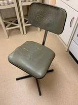 Old industrial swivel chair. Delivery available. 