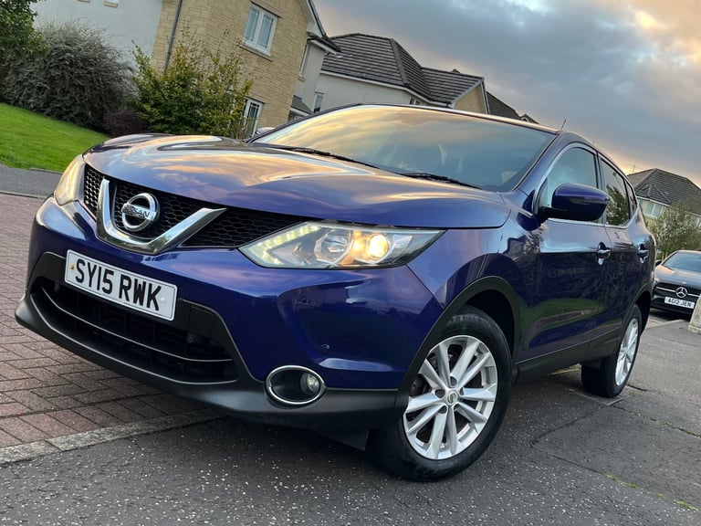 Nissan Qashqai 2015 1.5 dCi Acenta, 1 year MOT, 2 keys, cheap tax, clean!