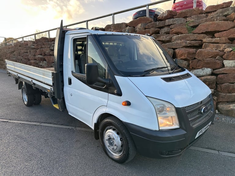 image for 2013 Ford Transit FLATBED SCAFFOLD LORRY TRUCK 3.5 TONNE LOVELY DRIVE READY TO GO NO VAT  CHASSIS...