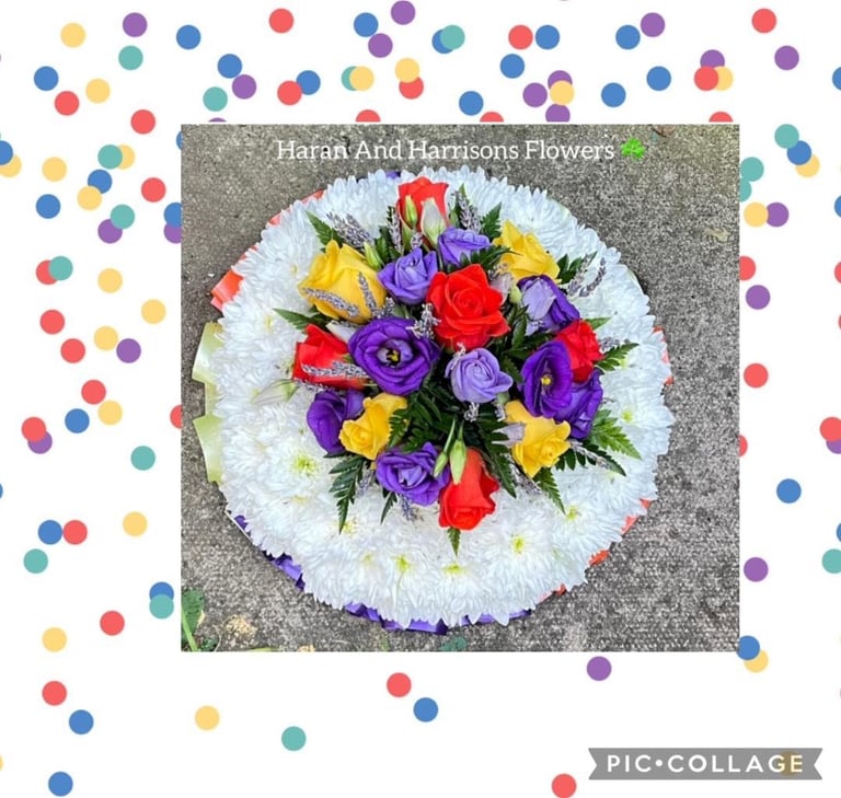 Funeral Flowers Posy Pad Fresh And Artifical Flowers .