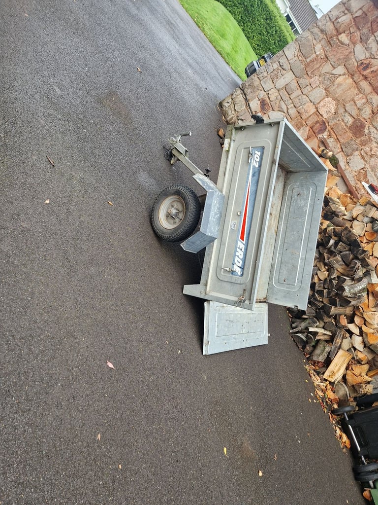 Erde 102 tipper trailer