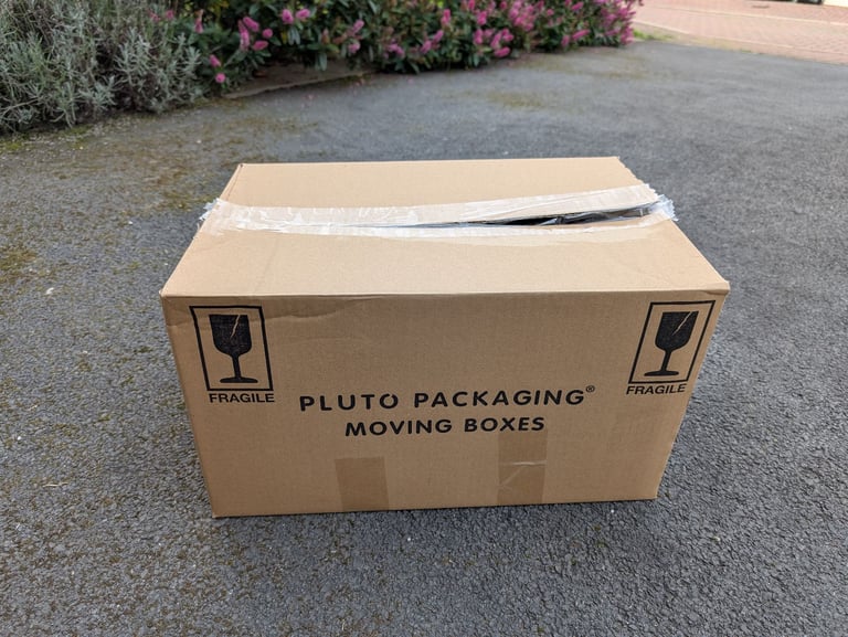 image for 32 cardboard moving packing boxes, used