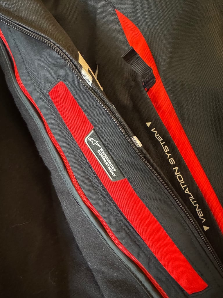 Immaculate alpinestars textile jacket - XL