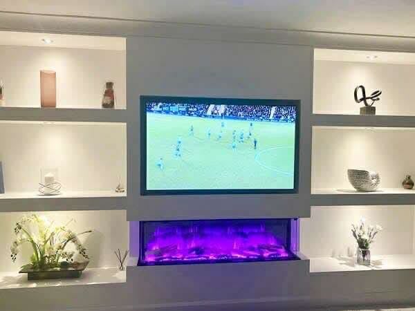 Media wall TV stands