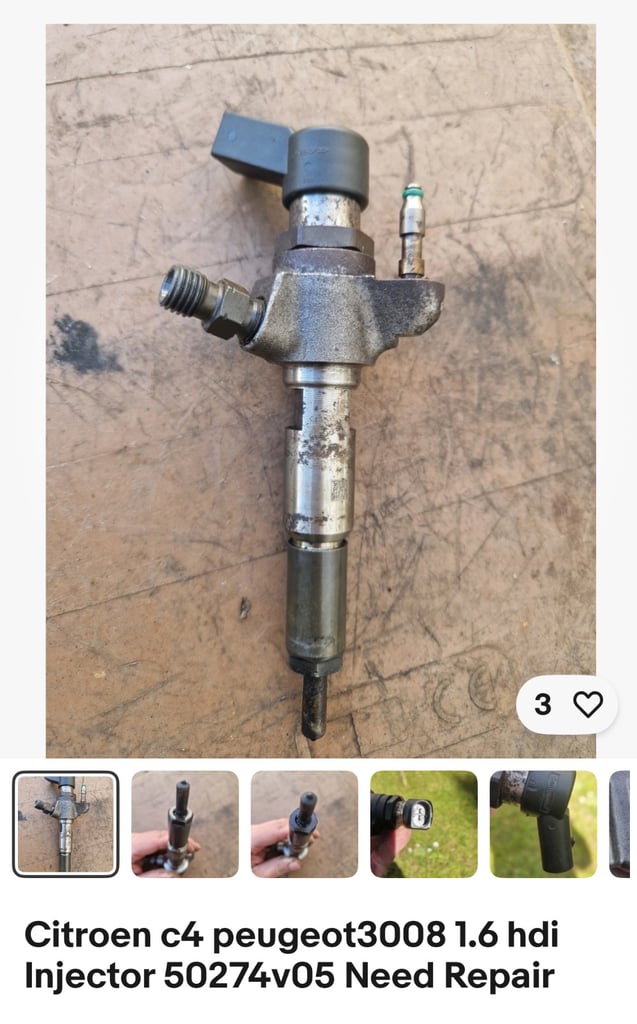 Wanted 1.6 tdci hdi diesel injector Ford Peugeot Citroen Mazda Volvo mini 1560cc engine 