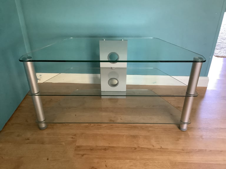 image for Glass TV cabinet £45