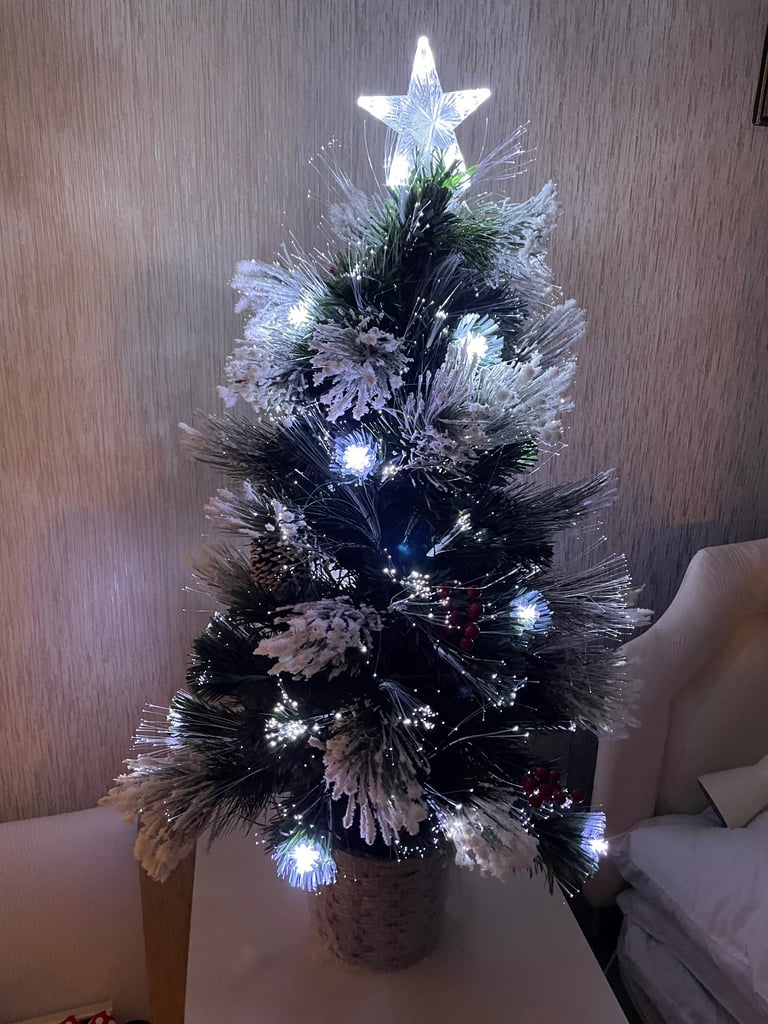 Winter Workshop 3ft Fibre Optic Frosted Christmas Tree