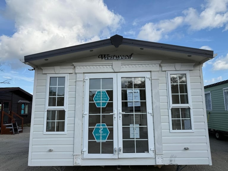 2 Bed Static Caravan - DG, CH, Patio Doors - Offsite - Private Land, Self Build