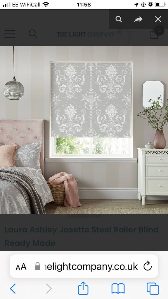 Laura Ashley roller blind Josette