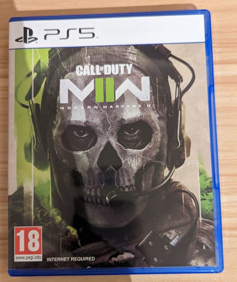 image for PS5 Call of Duty Modern Warfare 2 game in mint condition