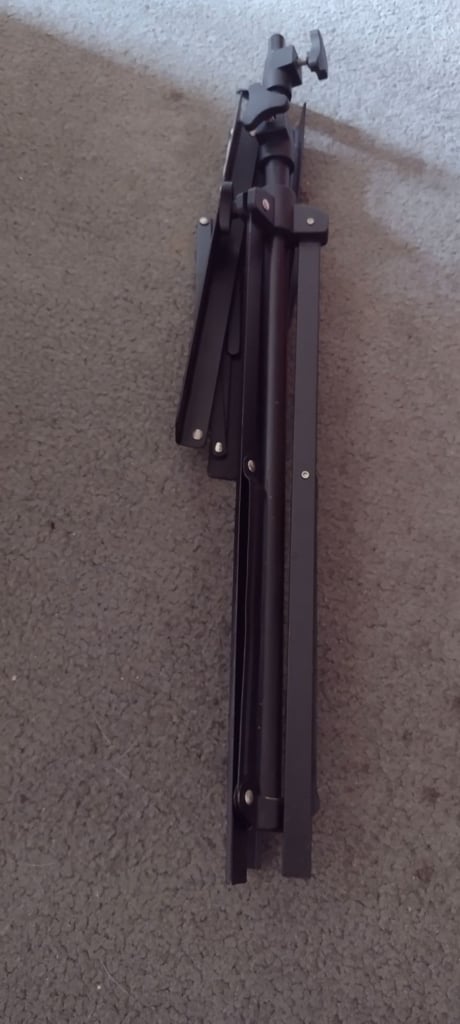 Foldable music stand.