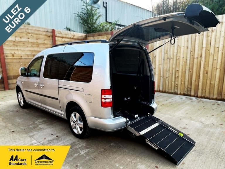 2014 Volkswagen Caddy Maxi Life 5 Seat Auto Wheelchair Accessible Disabled Access Vehicle WAV MPV...