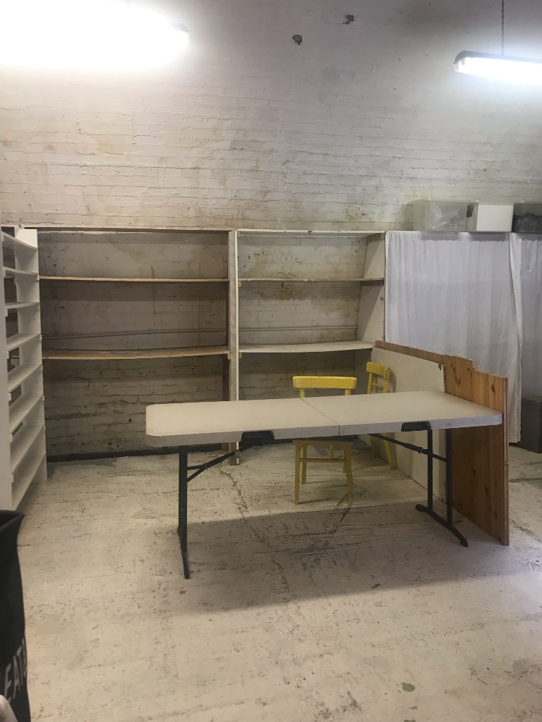 Shared space in artists studio in Peckham