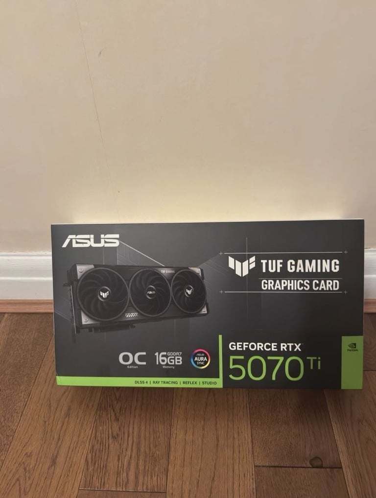 ASUS NVIDIA GeForce RTX 5070 Ti TUF 16GB Graphics Card (New Sealed)