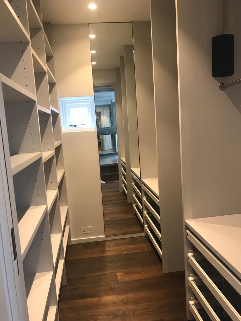 image for 8x Häfele Vibo Elite Wire Baskets with Soft-Close Pull-Out Frames –Premium Wardrobe Storage Solution