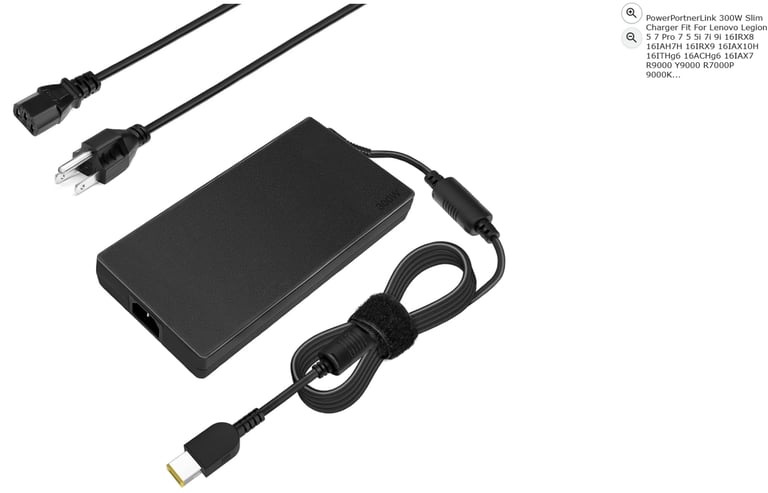 300W Slim Charger Fit For Lenovo Legion 5 7 Pro 7 5 5i 7i 9i|| Brand new 50% off price 