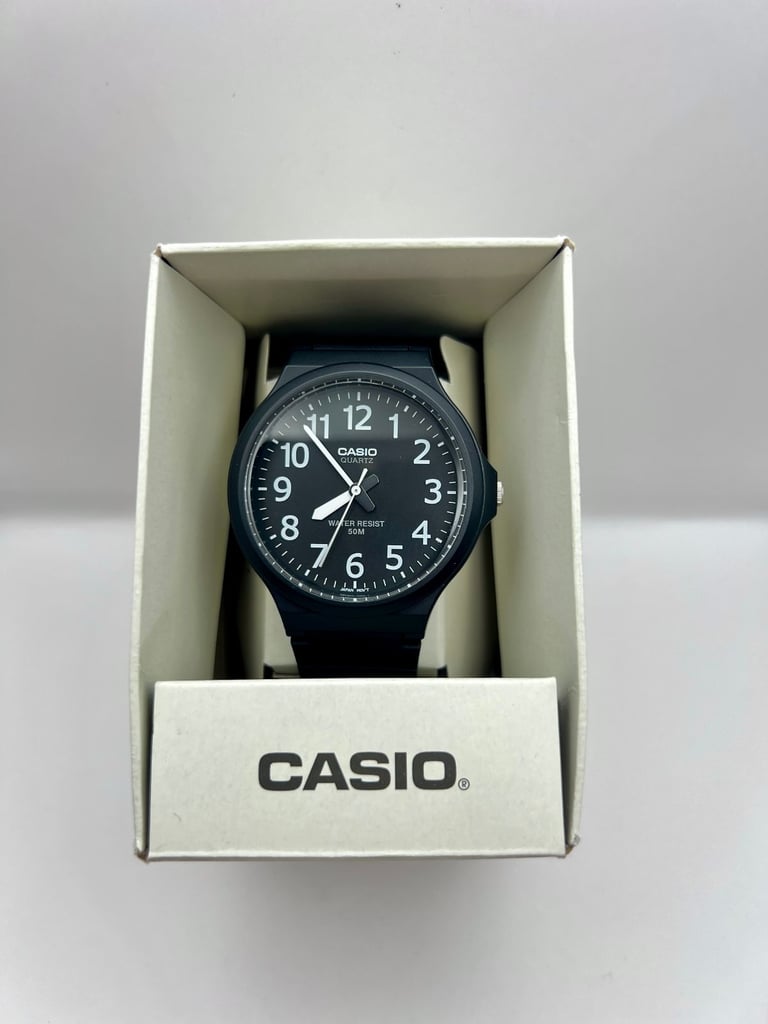 Casio MW-240-1BVEF Black Minimalist Classic Everyday Watch - Quartz, Great