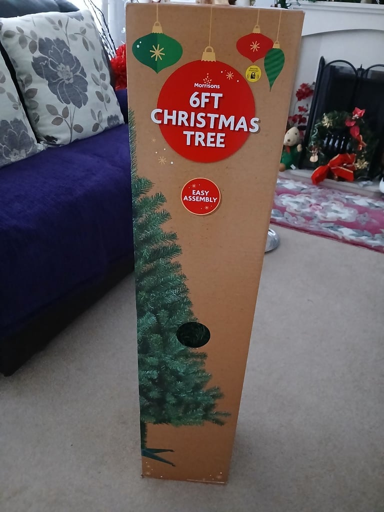 MORRISONS 6FT CHRISTMAS TREE 🎄 