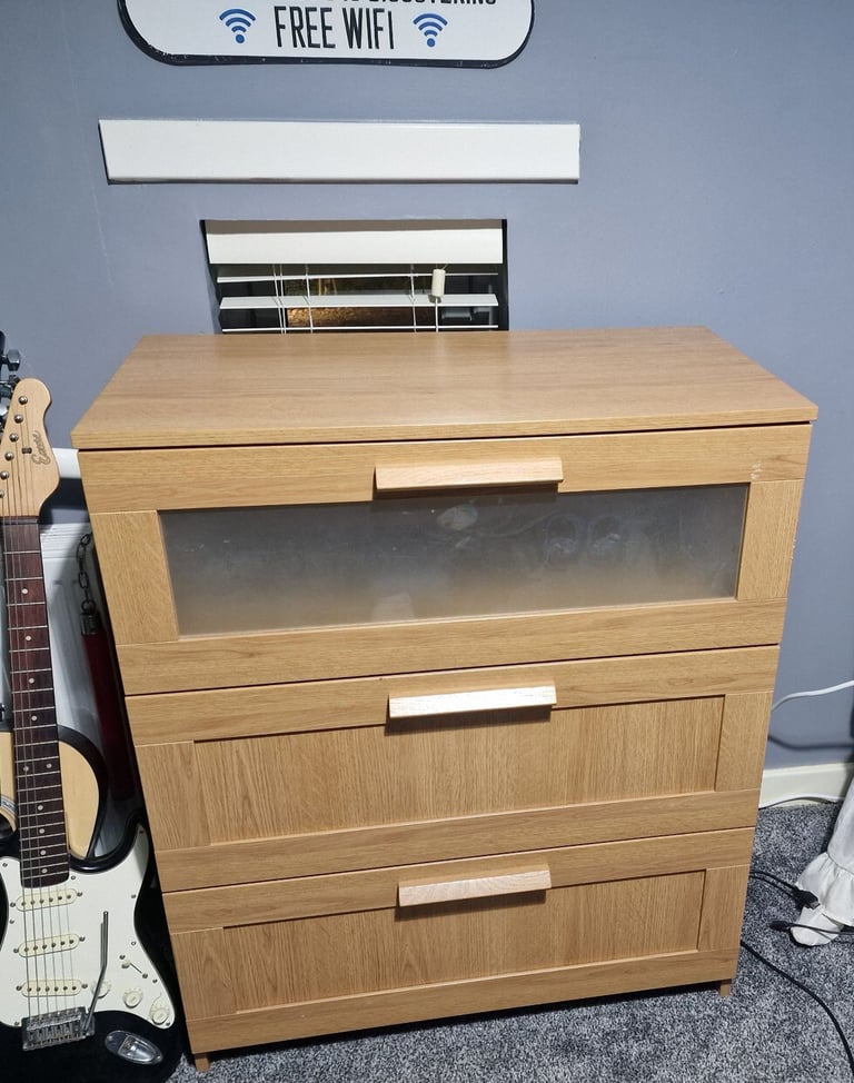 Ikea brimmes 3 drawer unit good condition 