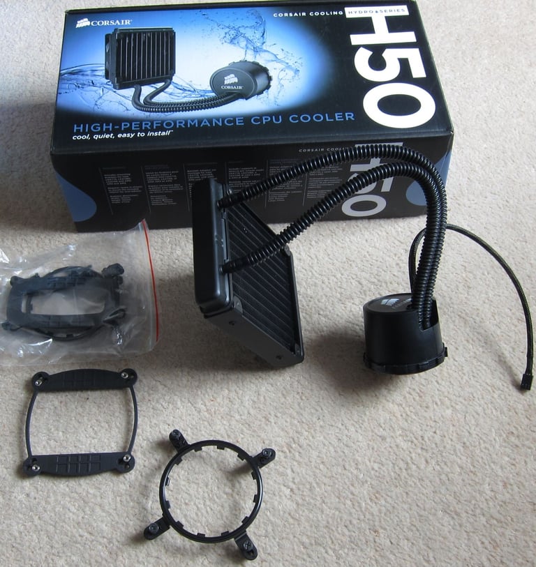 image for Corsair cooling hydro series H50 Processor cooler