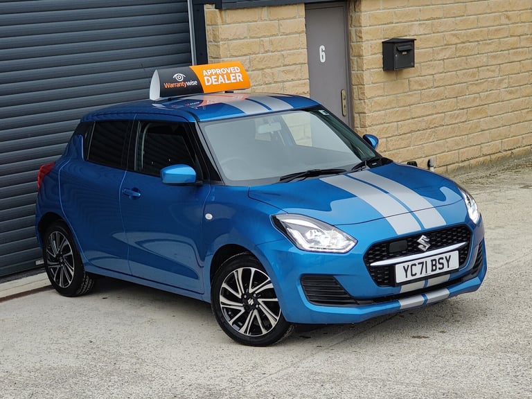 SUZUKI SWIFT; HYBRID; APPLE &amp; ANDROID CAR PLAY; BLUE; ULEZ COMPLIANT;-5 DOOR;