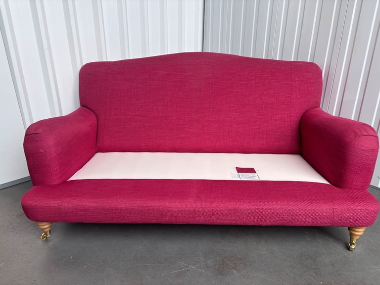 Laura Ashley 3 seater sofa and storage footstool ! Immaculate as new ! 
