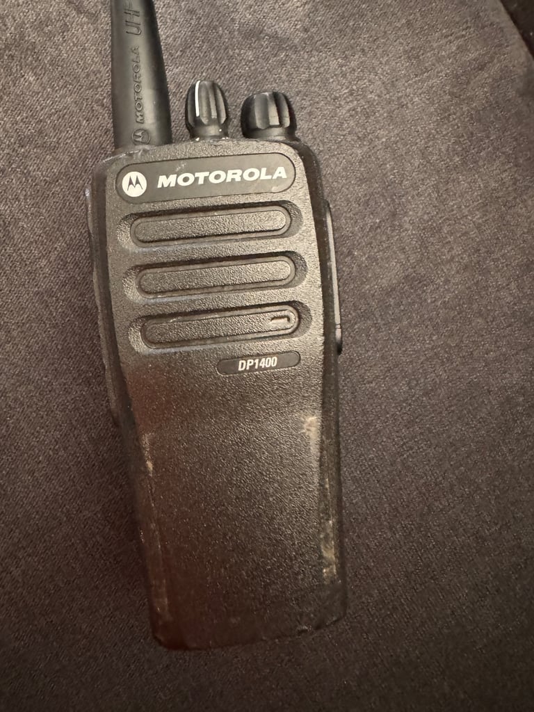 Motorola DP1400 Radio & 2 6 Way Multi-unit Original Chargers