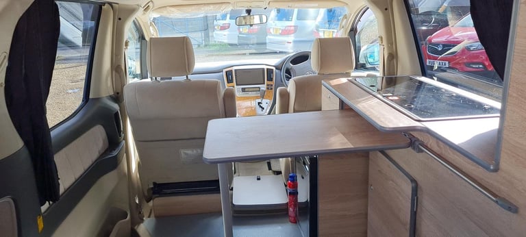 TOYOTA ALPHARD 2 BERTH CAMPERVAN WITH ROCK & ROLL BED & FRIDGE