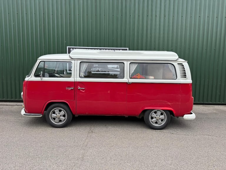 Volkswagen T2 Camper Van Bay Window 1972 Australian Import Fuchs Style Alloys